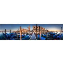 bunten Burano - mit Venedig Wandbild Venedig Art Insel bei Leinwand. Häusern. Fine