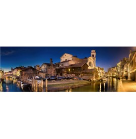 Insel Burano bei Venedig mit Leinwand. bunten Häusern. Venedig Art Wandbild Fine 