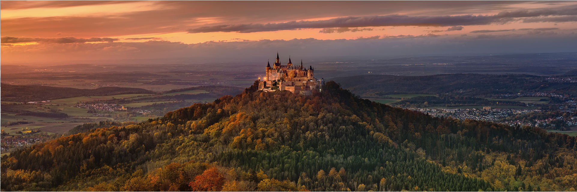 - Mittel- und Burg Hohenzollern Süddeutschland