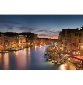 Insel Burano bei Venedig mit - Art bunten Häusern. Venedig Fine Wandbild Leinwand