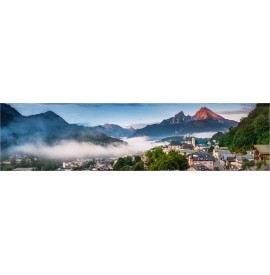 Eibsee Garmisch Partenkirchen Panorama Zugspitze. bei Wandbild Bayern Leinwand. mit Alpen Fine und - Art